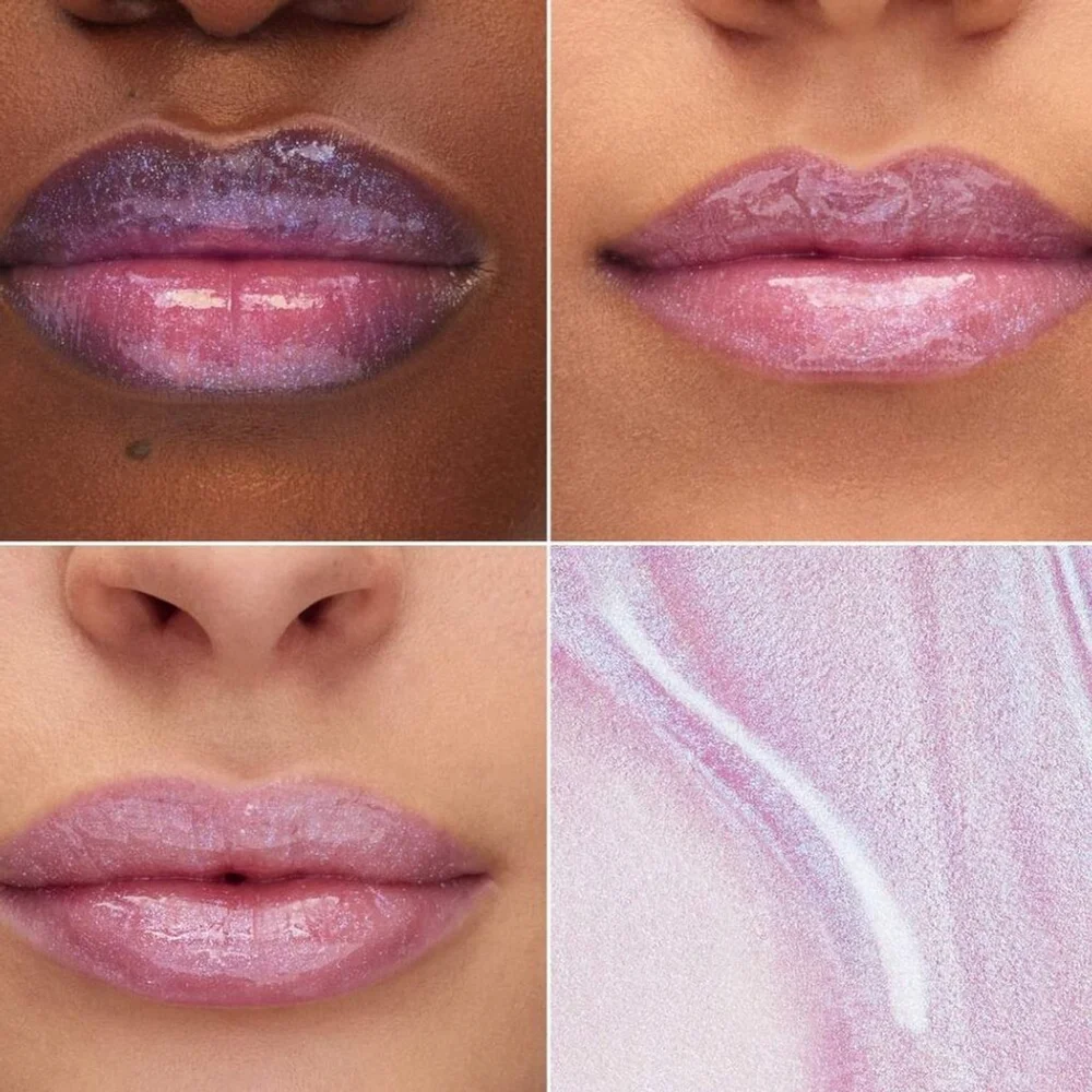 New Sephora Glossed lip gloss 10 Wild Shimmer Sheer Hint of Purple